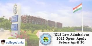 JGLS Law Admissions 2025 Open; Apply Before April 30